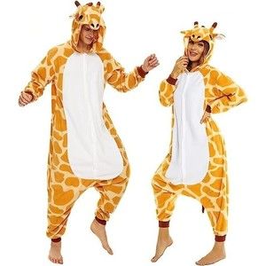 Unisex Adult 1pc - Giraffe - Pajamas - Halloween - Sleep over - Casual - NWT